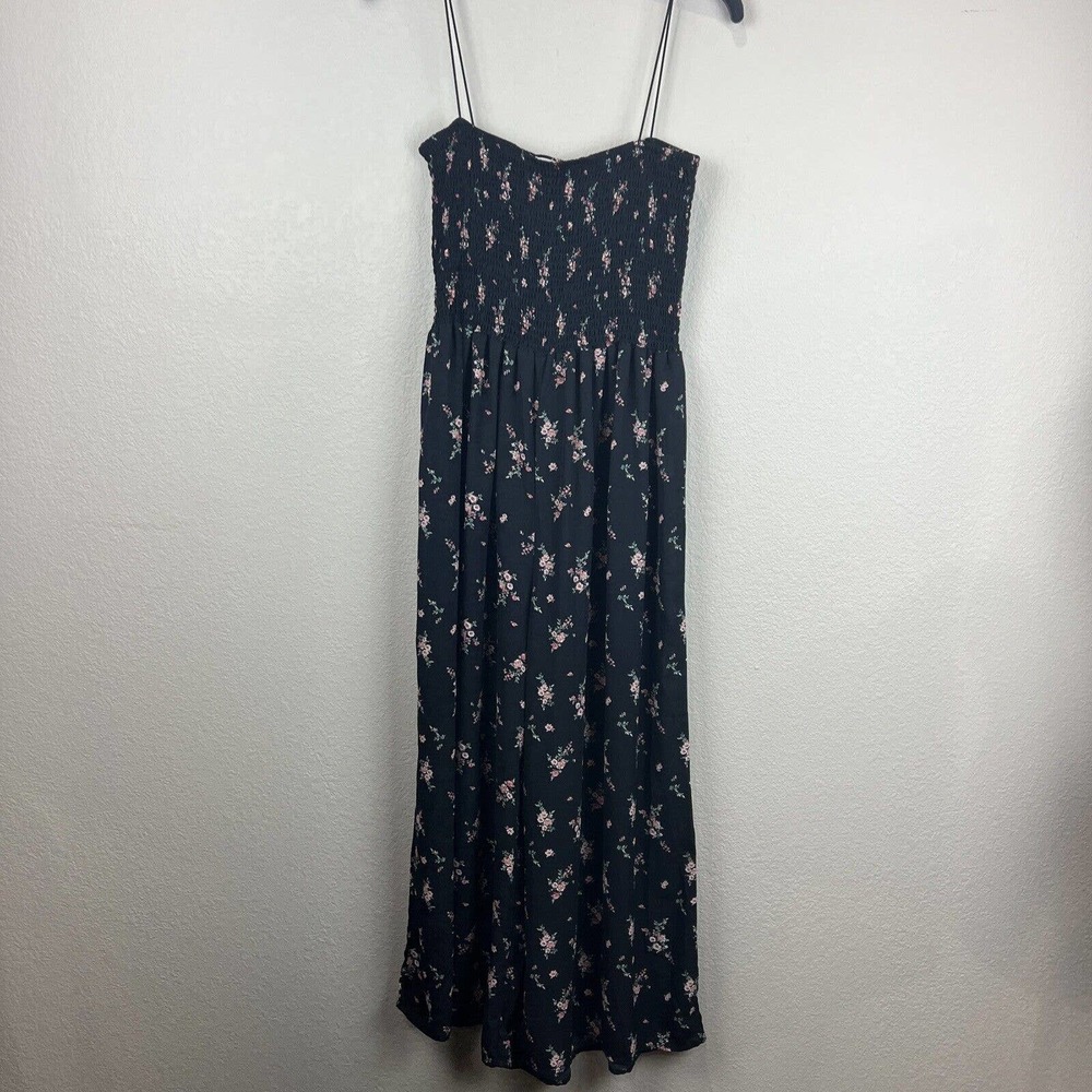 pie in the sky jumper women large black floral‎ sleeveless